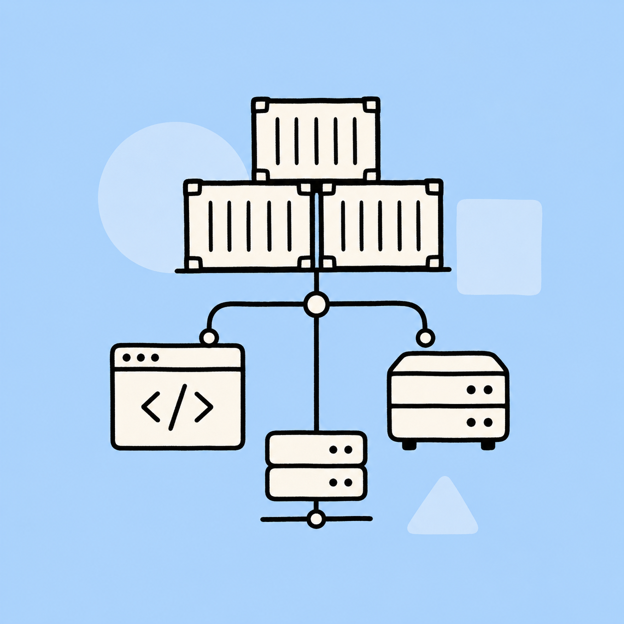 Ilustrasi course Belajar Docker